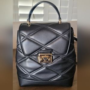 Michael Kors Serena Quilted Leather Backpack Purse